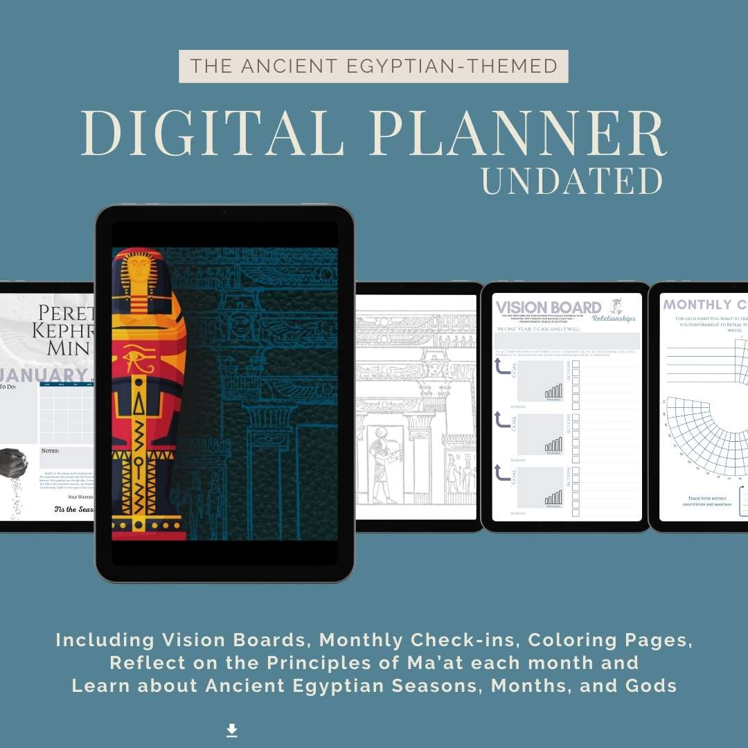 Digital Ancient Egyptian-Themed Planner