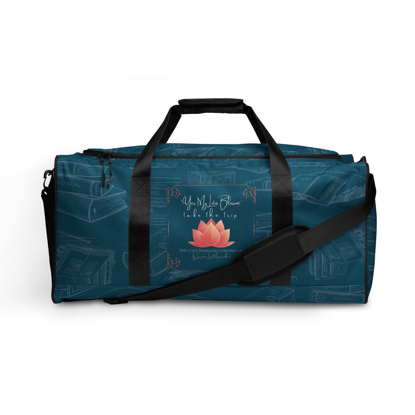 "Yes, My Lotus Blossom Take the Trip" Duffle bag