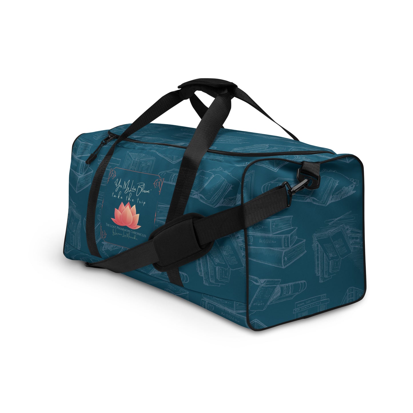 "Yes, My Lotus Blossom Take the Trip" Duffle bag