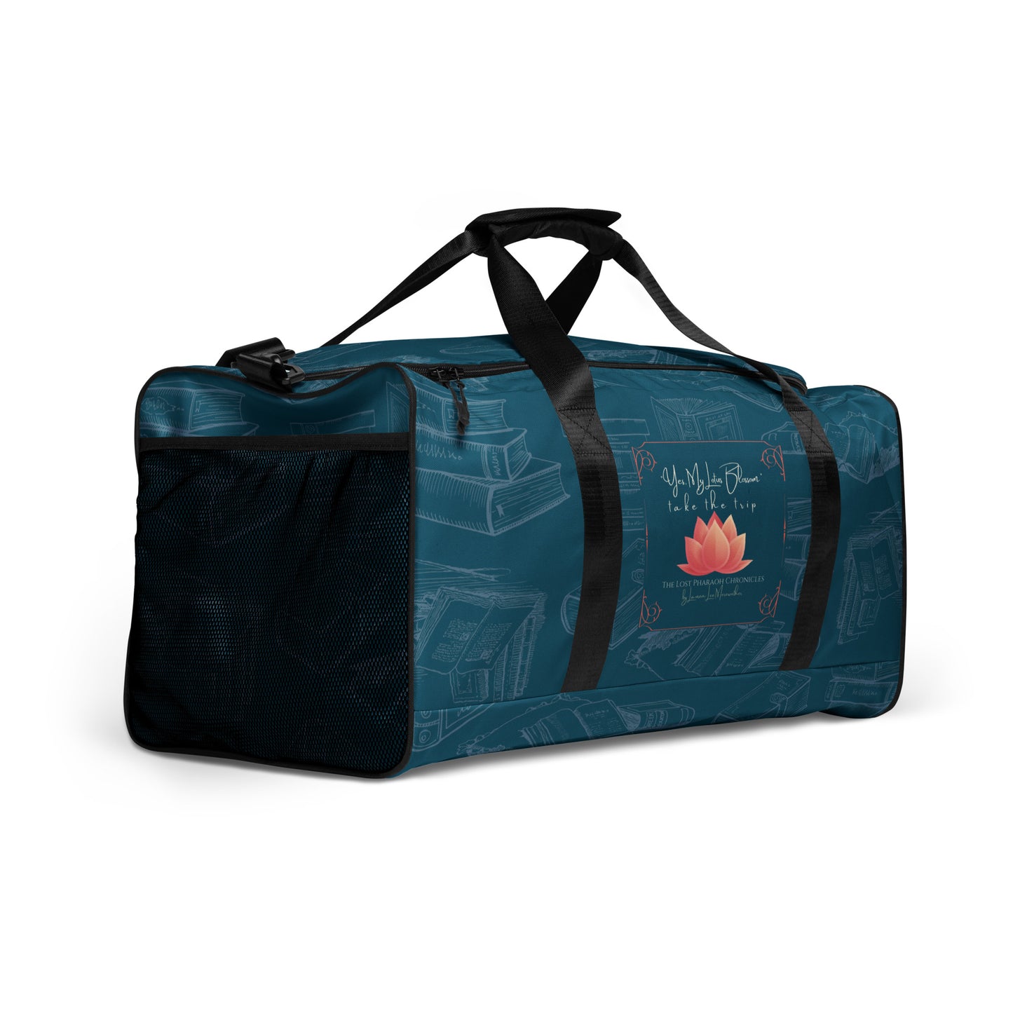 "Yes, My Lotus Blossom Take the Trip" Duffle bag