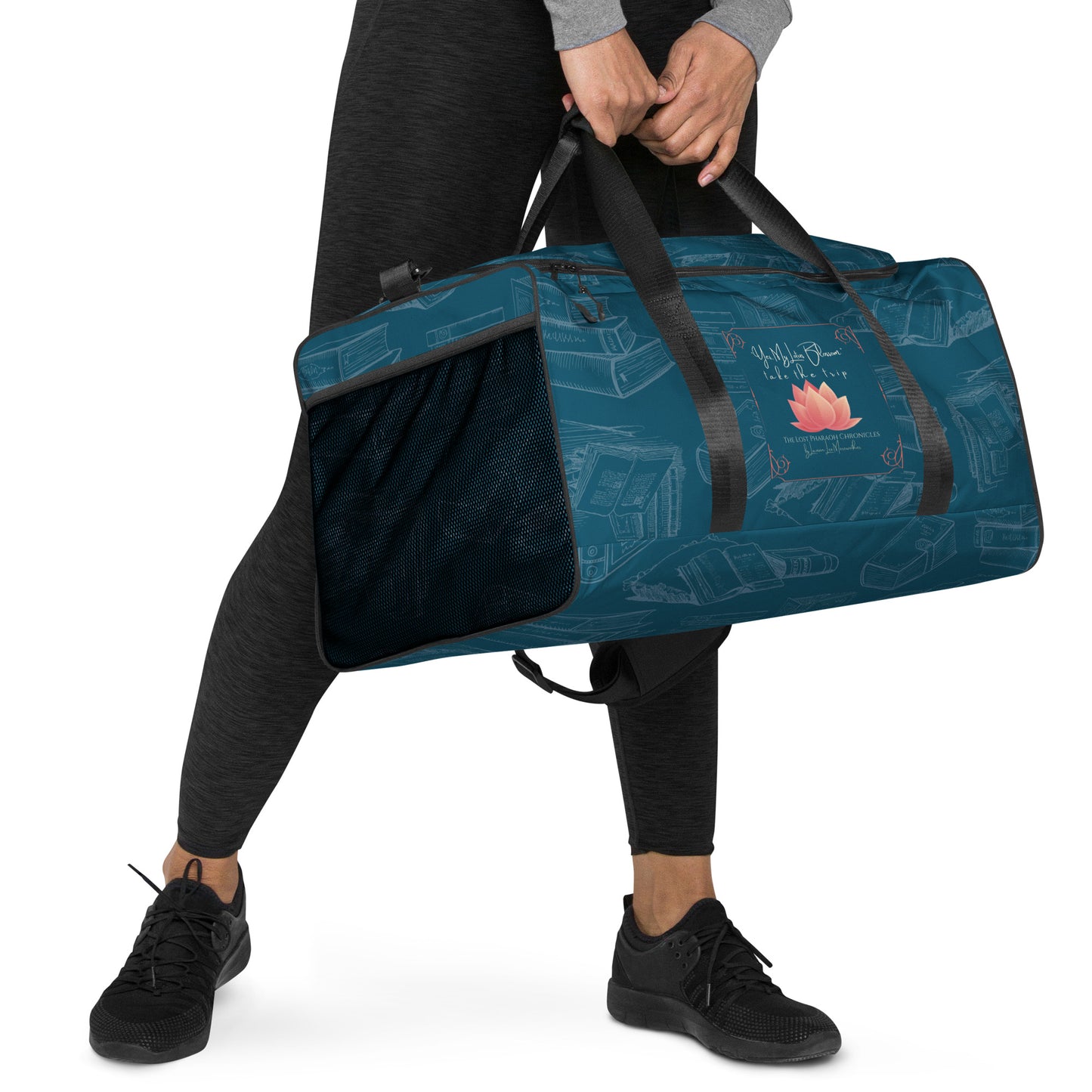 "Yes, My Lotus Blossom Take the Trip" Duffle bag