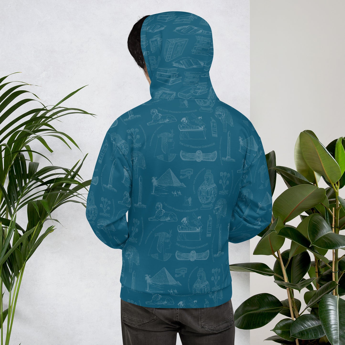 Ancient Egypt Subtle Print Unisex Hoodie