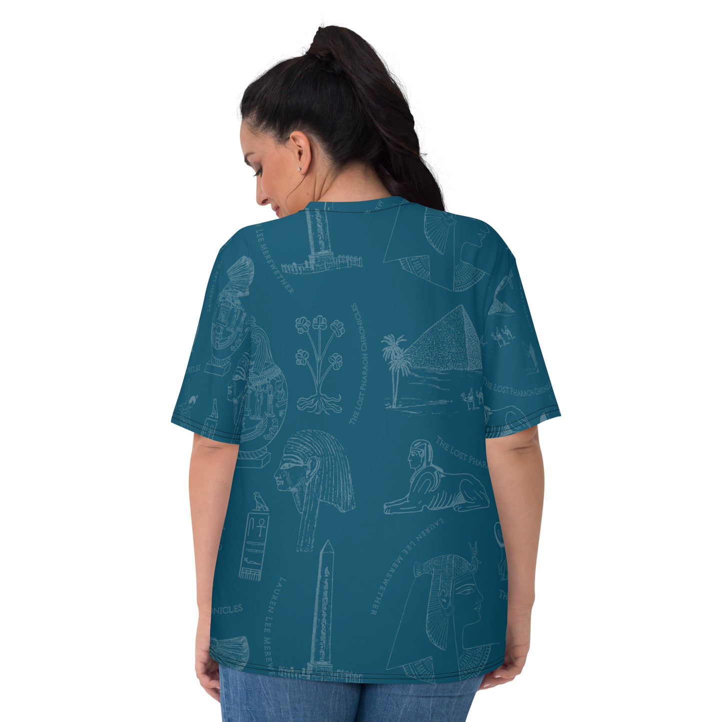 Ancient Egypt Subtle Print Women's Crew Neck T-shirt