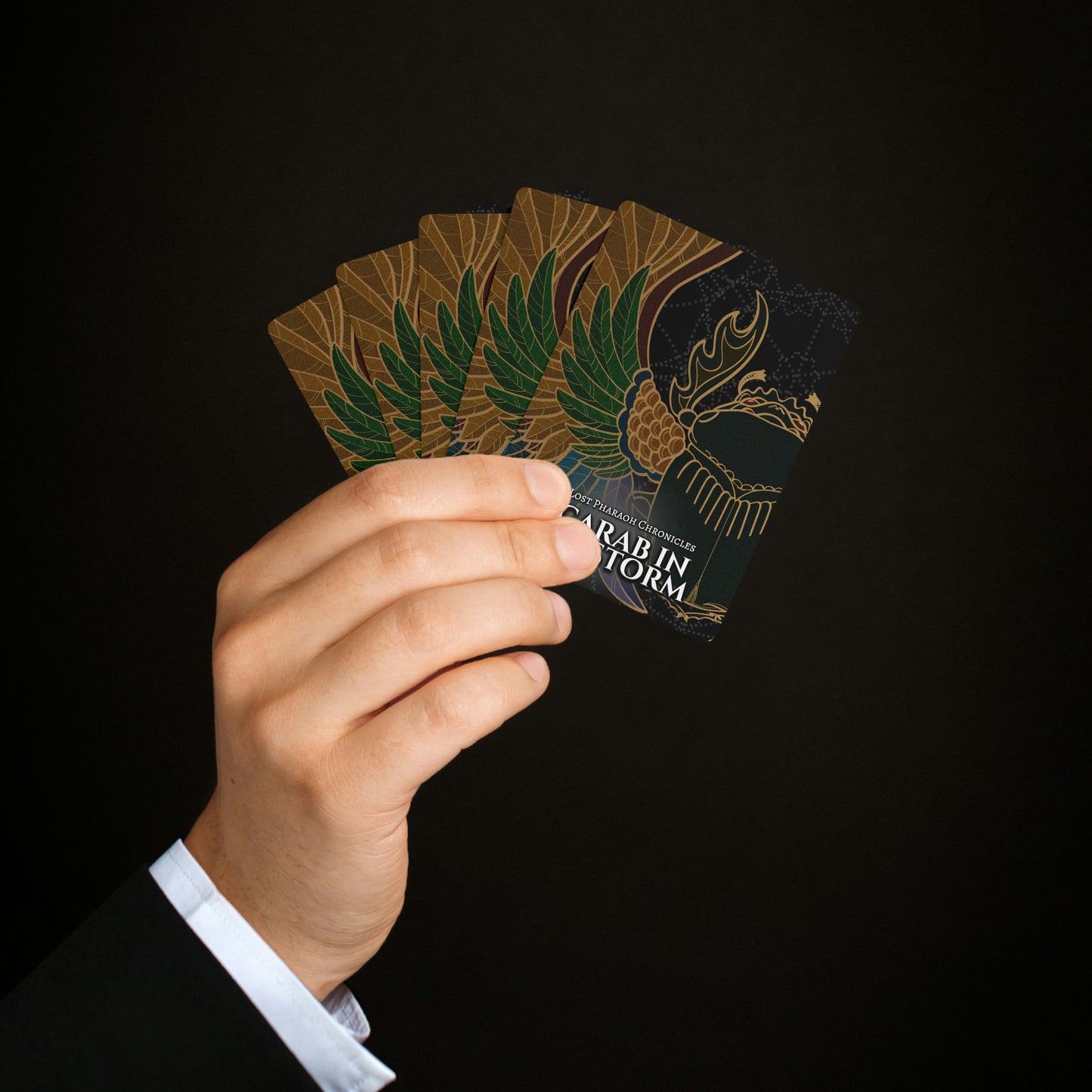Scarab in the Storm Playing Cards
