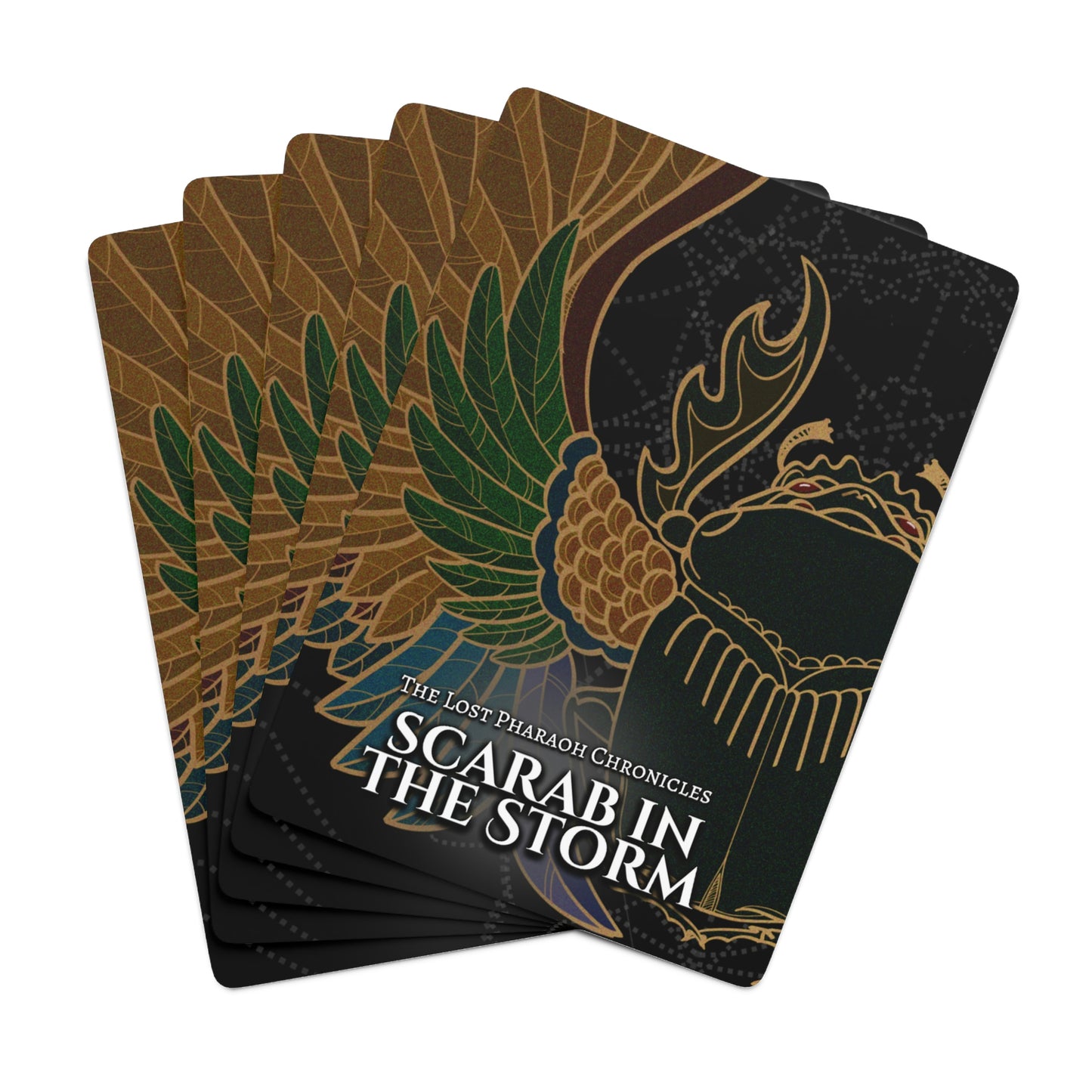 Scarab in the Storm Playing Cards