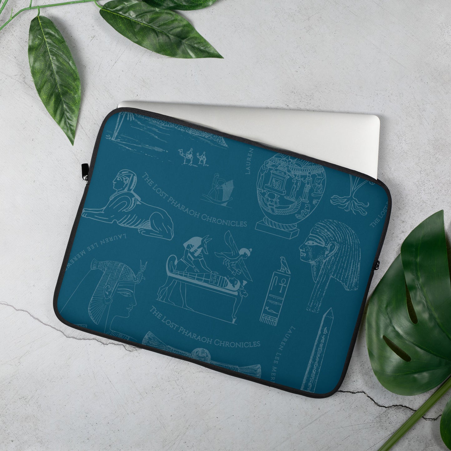 Ancient Egypt Subtle Print Laptop Sleeve