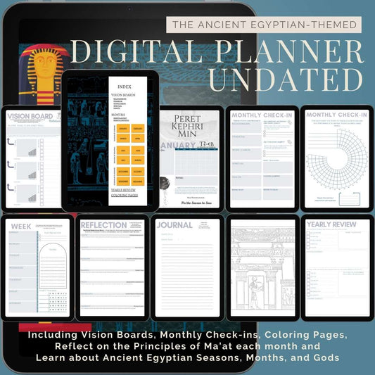 Digital Ancient Egyptian-Themed Planner