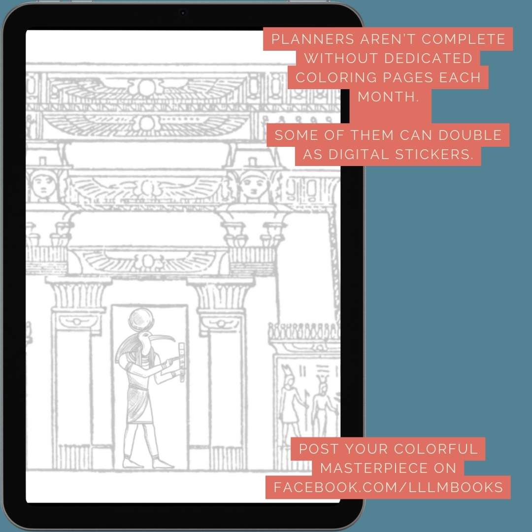 Digital Ancient Egyptian-Themed Planner